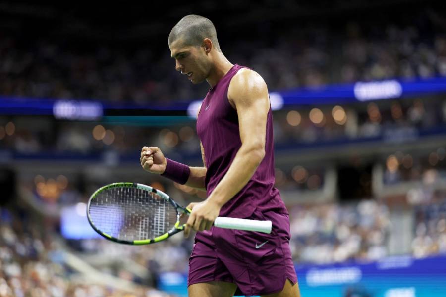 Un renovado Alcaraz arranca como un cohete el Abierto de EEUU
