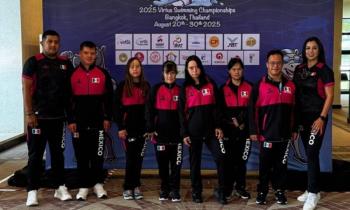 Nadadores de s&iacute;ndrome de Down llegan a seis preseas en Mundial Virtus 2025
