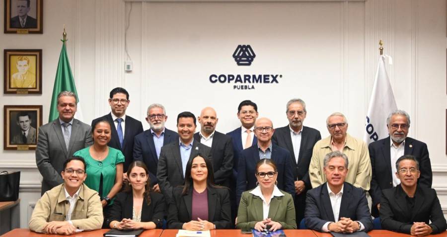 Coparmex Puebla reconoce avances en gesti&oacute;n de Sheinbaum
