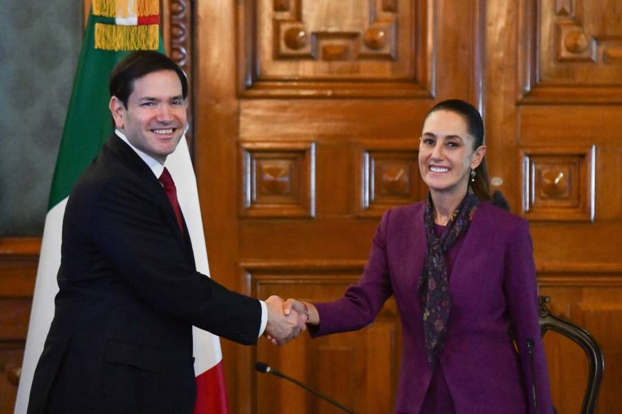 Marco Rubio abandona Palacio Nacional tras reuni&oacute;n con Claudia Sheinbaum sobre seguridad y cooperaci&oacute;n bilateral
