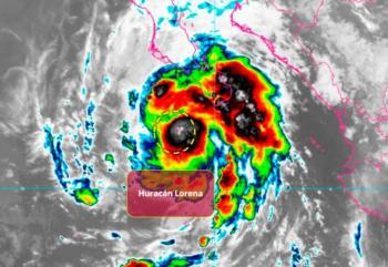 Hurac&aacute;n “Lorena” alcanza categor&iacute;a 1 frente a costas mexicanas