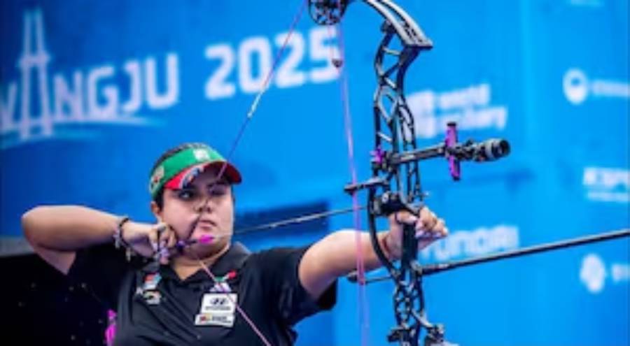 Andrea Becerra logra hist&oacute;rico oro individual en el Mundial de Tiro con Arco Gwangju 2025
