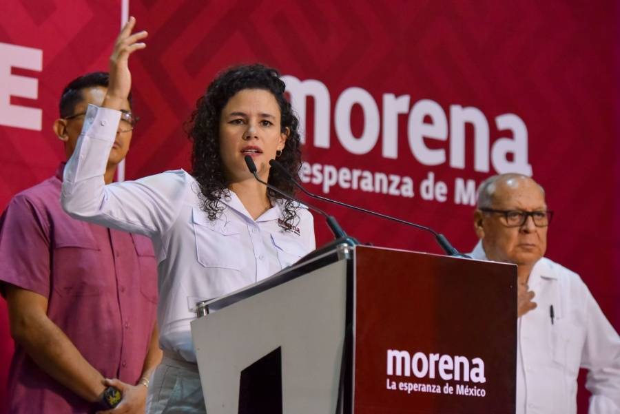 Luisa Alcalde acusa a Alejandro Moreno de enriquecerse con recursos p&uacute;blicos en Campeche