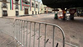 Refuerzan seguridad en Centro Hist&oacute;rico por festejos del 15 de septiembre