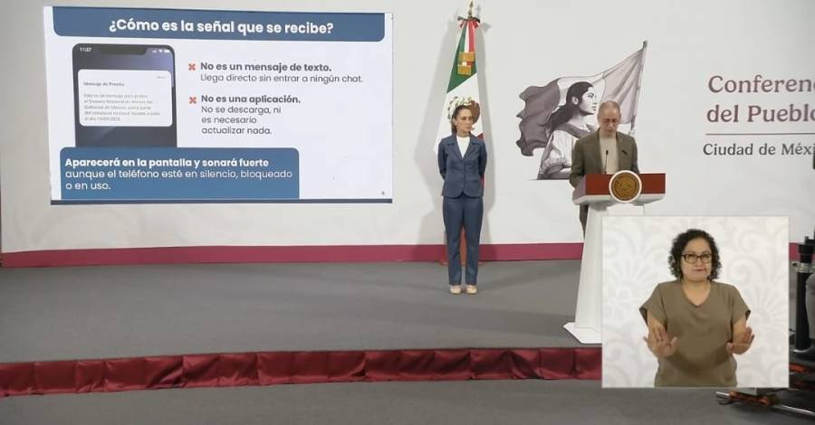 M&aacute;s de 80 millones de celulares recibir&aacute;n alerta s&iacute;smica nacional el 19 de septiembre