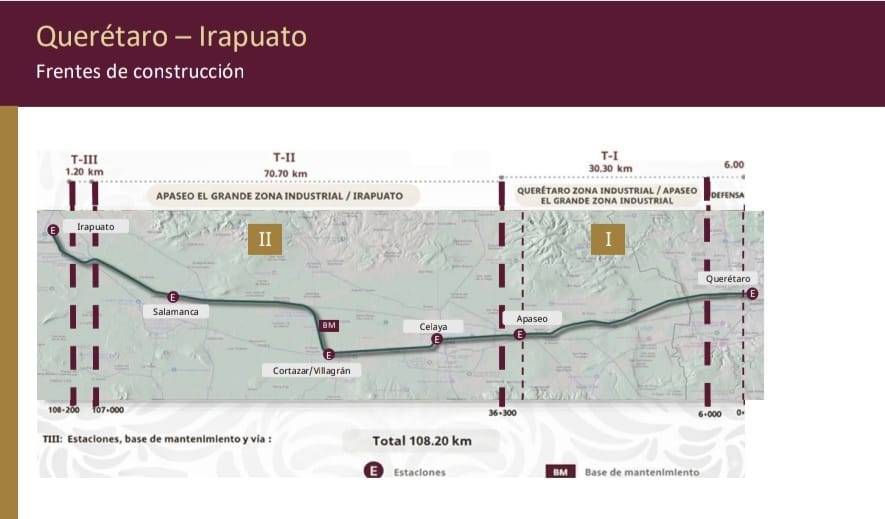 Inicia construcci&oacute;n del cuarto tramo del Tren Quer&eacute;taro-Irapuato; Sheinbaum destaca recuperaci&oacute;n de ferrocarriles de pasajeros