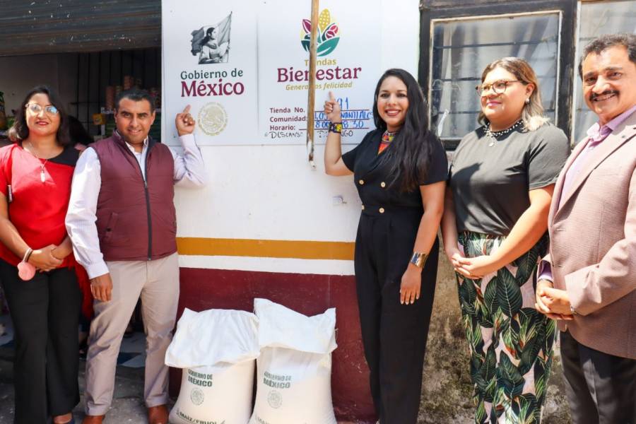 Inaugura Tonantzin Fern&aacute;ndez la primera Tienda Bienestar de su administraci&oacute;n