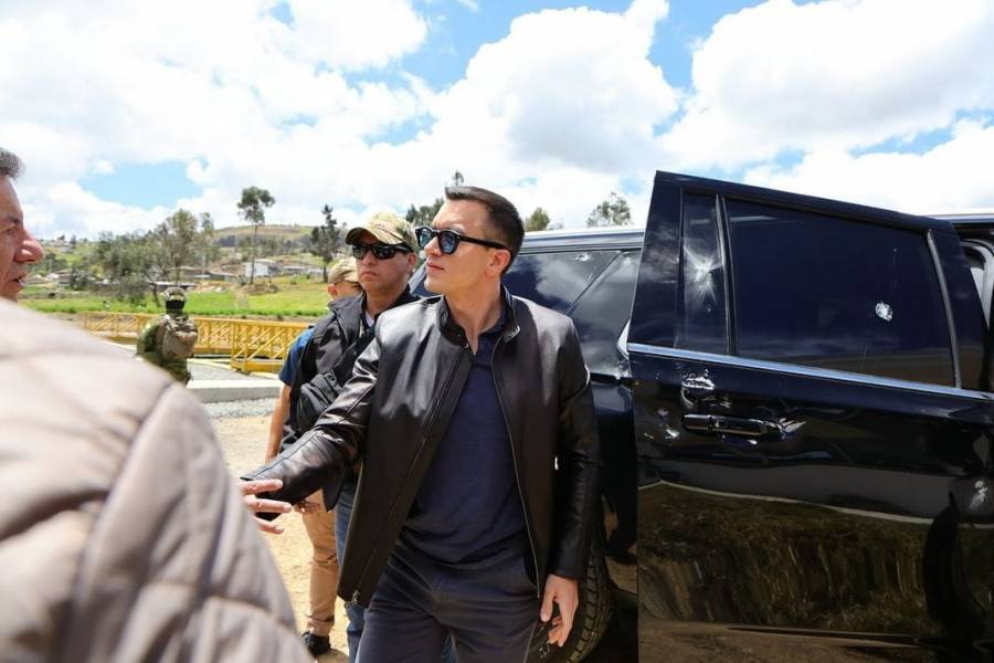 Sheinbaum aclara que agresi&oacute;n contra Daniel Noboa no fue atentado, sino pedradas a su veh&iacute;culo