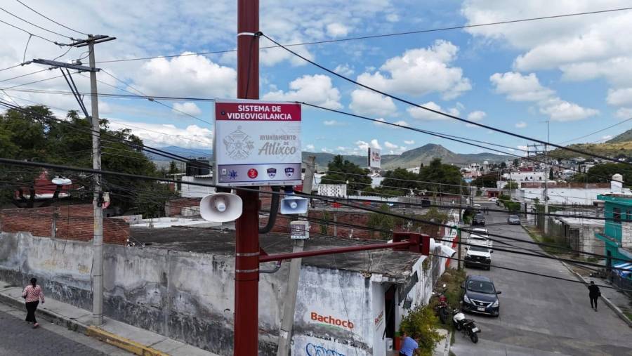 Refuerzan seguridad de Atlixco con nuevos puntos de monitoreo