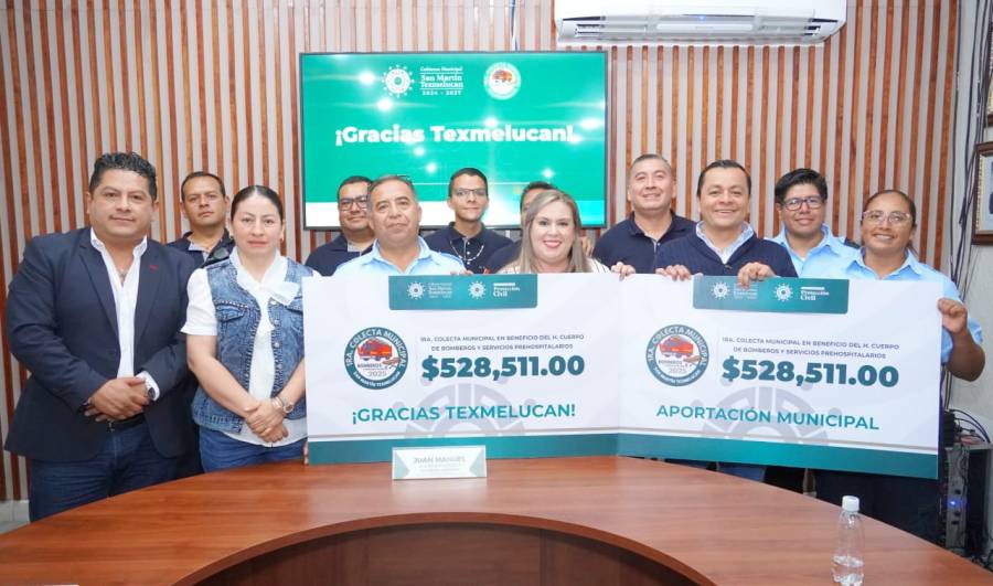 Recauda m&aacute;s de 1 mill&oacute;n de pesos la Primera Colecta Municipal a favor de Bomberos y Servicios Prehospitalarios