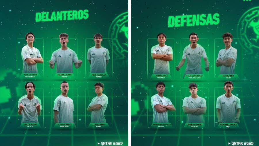 Publican convocatoria de la selecci&oacute;n Sub-17 para el Mundial de Qatar 2025