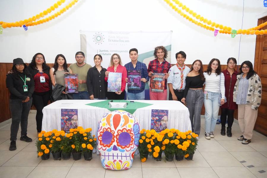 Gobierno de Texmelucan presenta 13a edici&oacute;n de las Celebraciones de la Vida y la Muerte