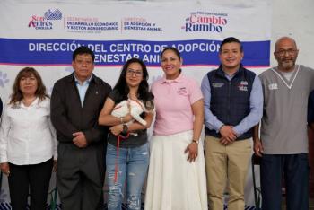 Lupita Cuautle encabeza Jornada de Estetilizaci&oacute;n a animales en Tlaxcalancingo