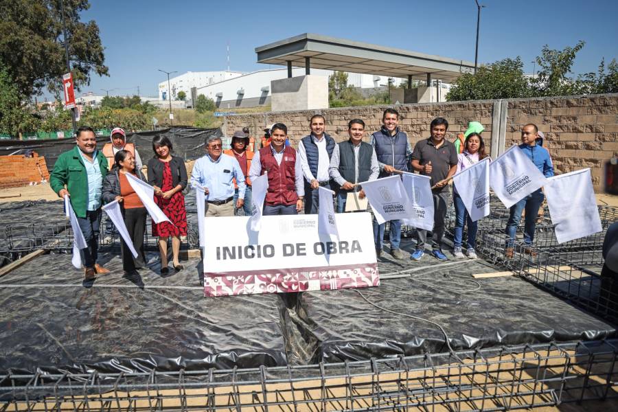 Arranca Omar Mu&ntilde;oz construcci&oacute;n de Subcomandancia de Polic&iacute;a de San Lorenzo Almecatla