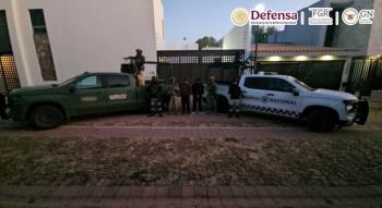 Detienen en Aguascalientes a presunto jefe regional de grupo criminal