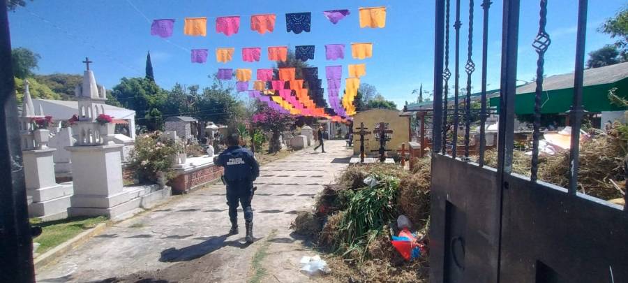 Saldo blanco tras temporada de muertos en Cuautlancingo