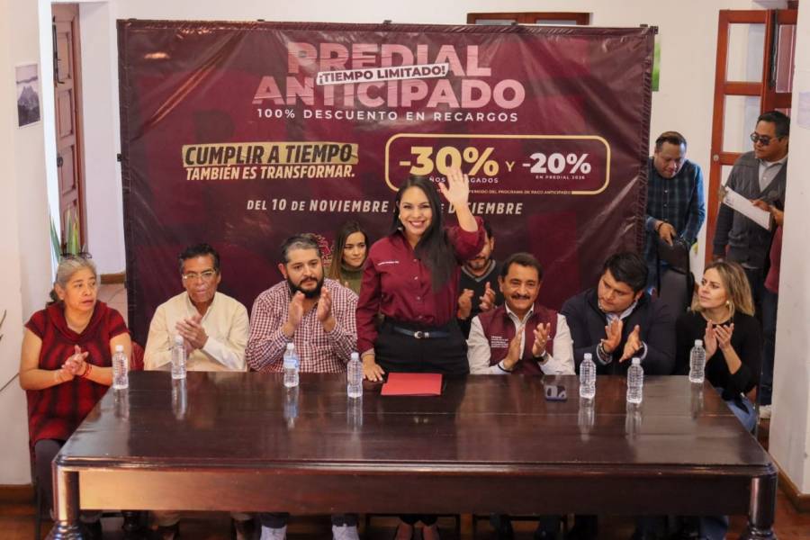Tonantzin Fern&aacute;ndez impulsa responsabilidad ciudadana con est&iacute;mulos fiscales impuesto Predial