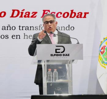 Rinde diputado Elpidio D&iacute;az su Primer Informe Legislativo