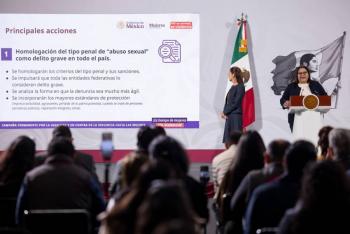 Presenta Secretar&iacute;a de la Mujer Plan Integral contra el Abuso Sexual; buscan sea un tipo penal nacional