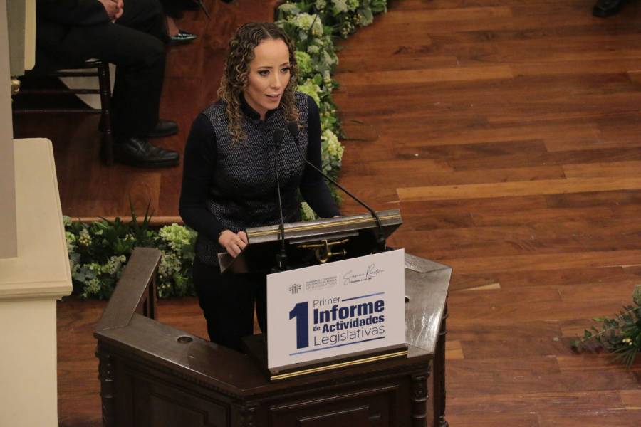 Present&oacute; Susana Riestra su Primer Informe de Actividades Legislativas