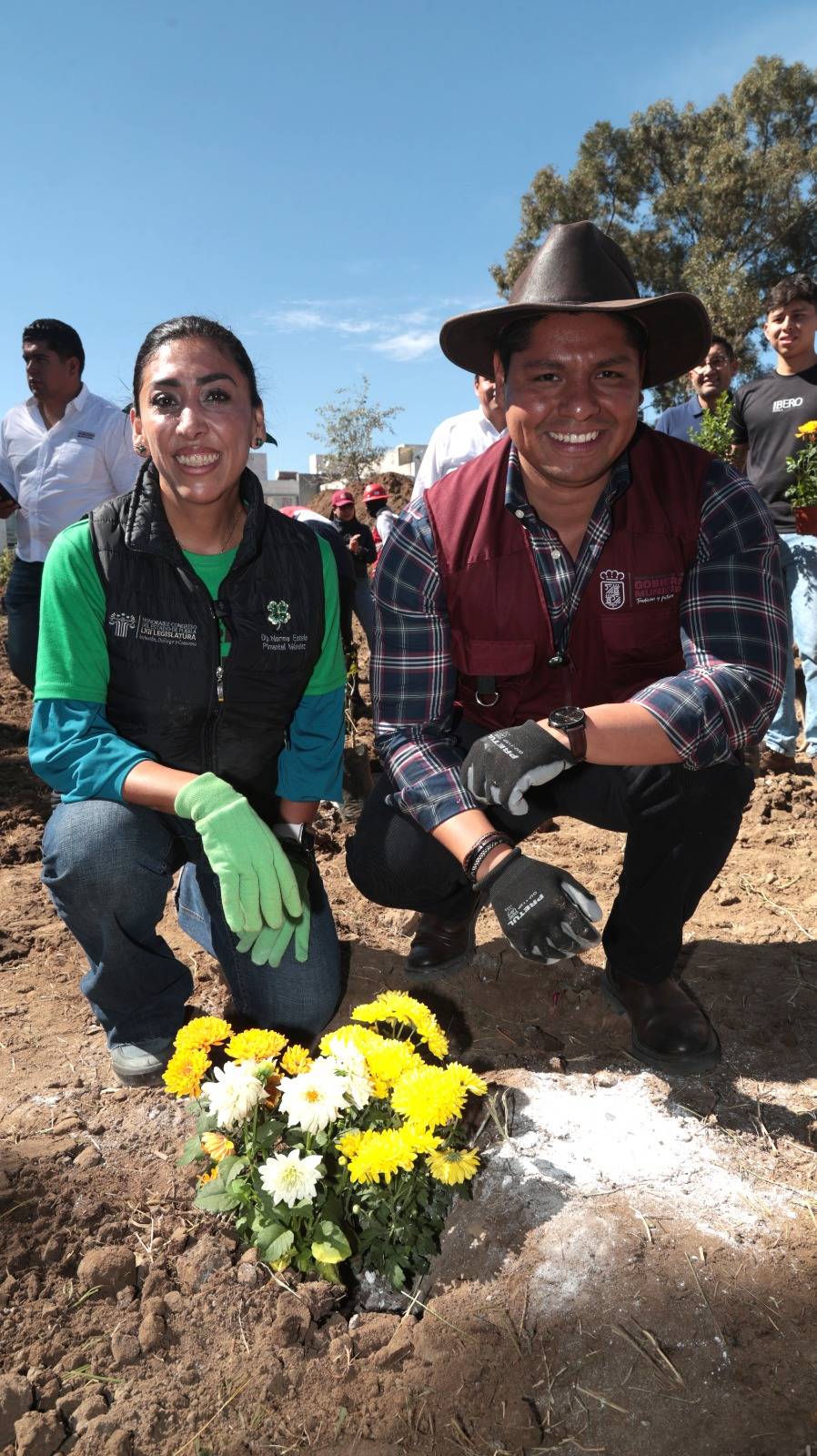 Realiza la diputada Norma Estela Pimentel jornada de reforestaci&oacute;n en San Lorenzo Almecatla