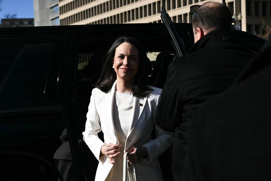 Trump recibe de forma privada a la l&iacute;der opositora venezolana Machado