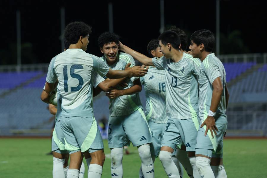 M&eacute;xico mantiene paso perfecto y se afianza rumbo al Mundial Sub-17 tras goleada 4-0