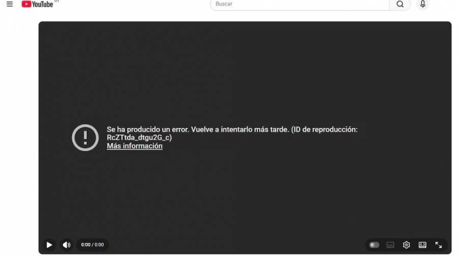 YouTube sufre ca&iacute;da global y afecta a miles de usuarios