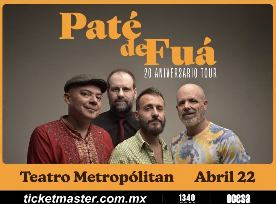 Pat&eacute; de Fu&aacute; regresa al Teatro Metrop&oacute;litan para ofrecer una gran noche!
