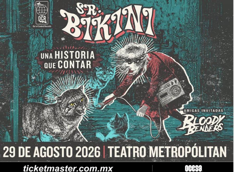 A surfear con Sr. Bikini en el Metrop&oacute;litan: el tr&iacute;o enmascarado anuncia concierto con nueva m&uacute;sica