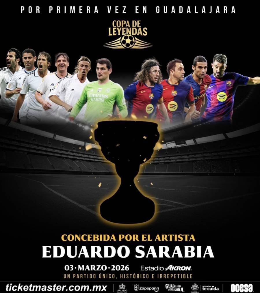 La copa oficial para el hist&oacute;rico partido del Real Madrid y Barcelona en la Copa de Leyendas ser&aacute; concebida por Eduardo Sarabia