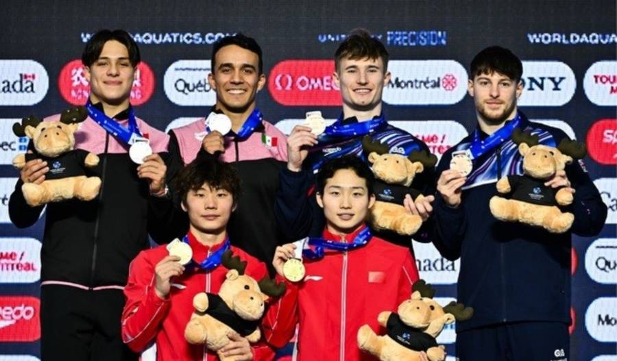 M&eacute;xico suma plata en trampol&iacute;n sincronizado en Copa del Mundo de Clavados Montreal 2026