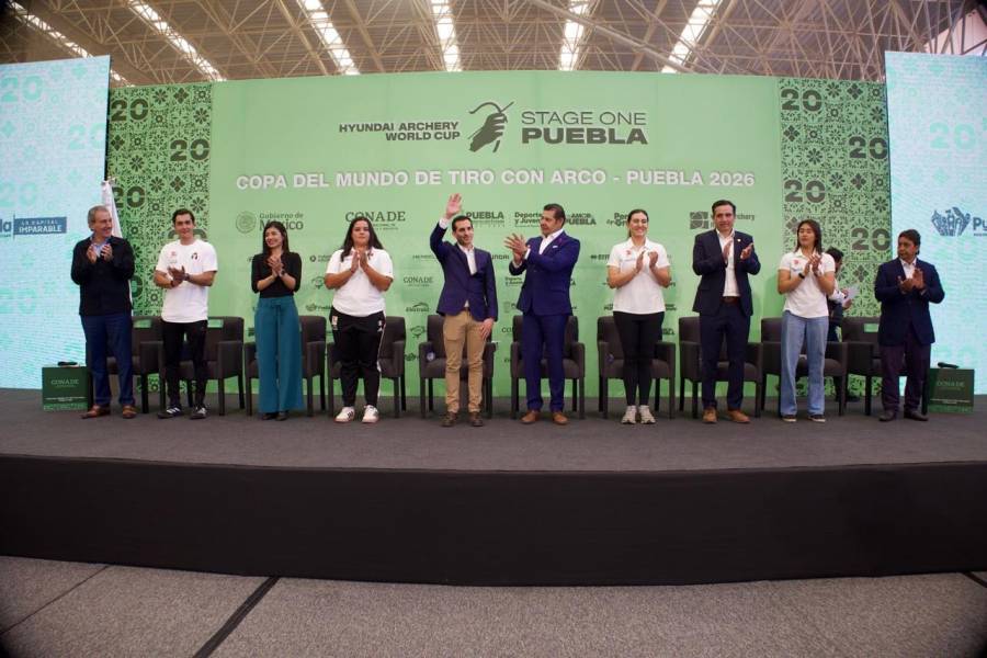 Presentan Gobierno de Puebla y CONADE la Copa del Mundo de Tiro con Arco, evento que reafirmar&aacute; a M&eacute;xico entre las mejores sedes del planeta