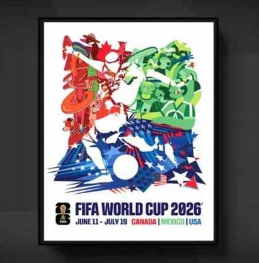 A 100 d&iacute;as del Mundial, FIFA presenta el p&oacute;ster oficial