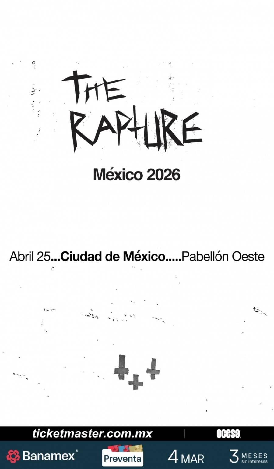 THE RAPTURE ANUNCIA su PRIMERA GIRA en 15 a&ntilde;os