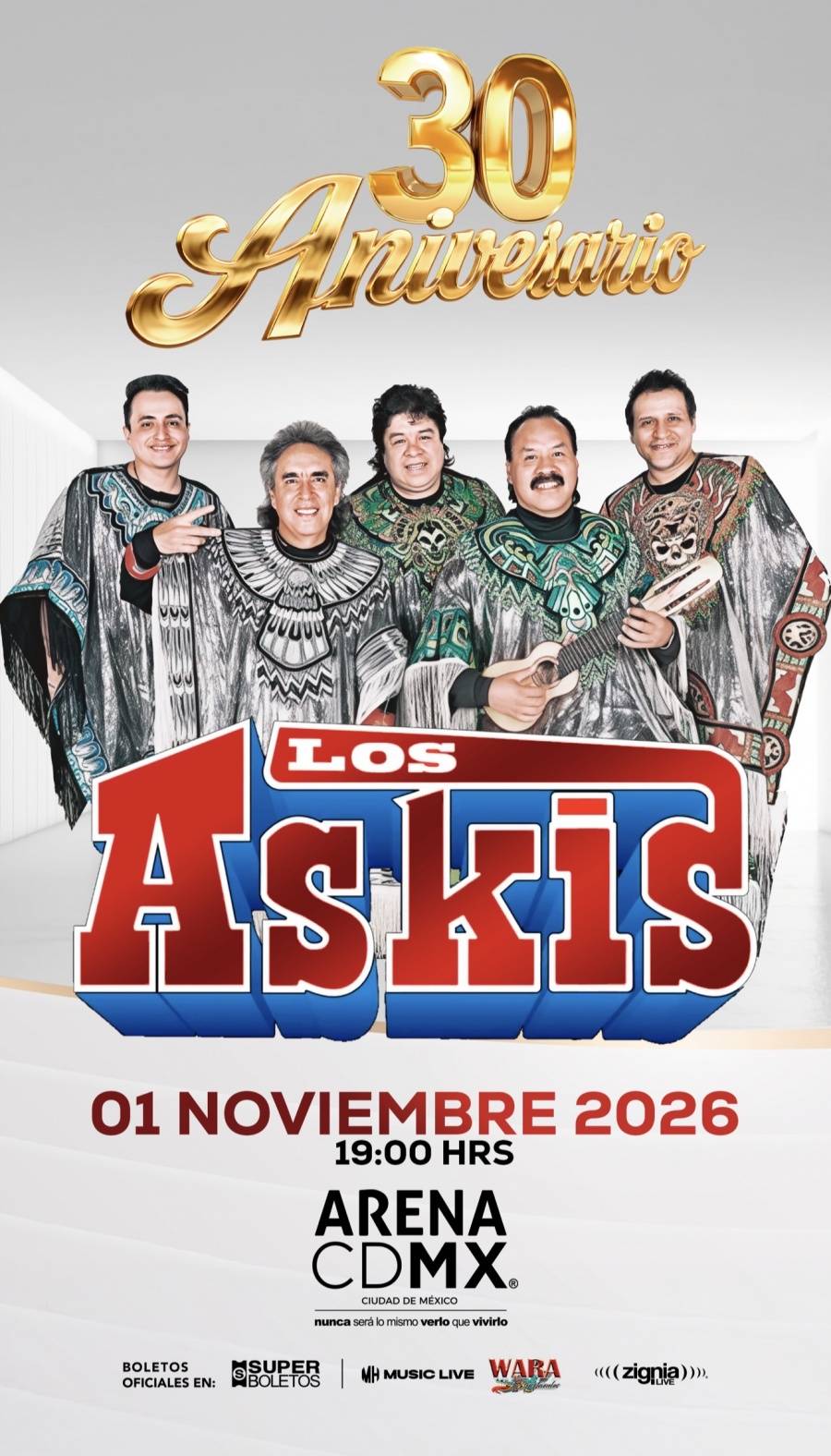 LA ARENA CDMX se LLENAR&Aacute; con la CUMBIA ANDINA de LOS ASKIS