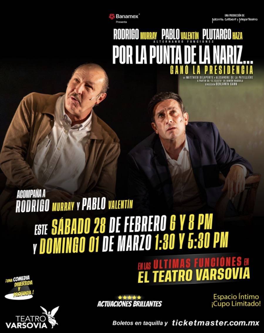 MEJOR TEATRO Por la punta de la nariz cierra en el teatro Varsovia