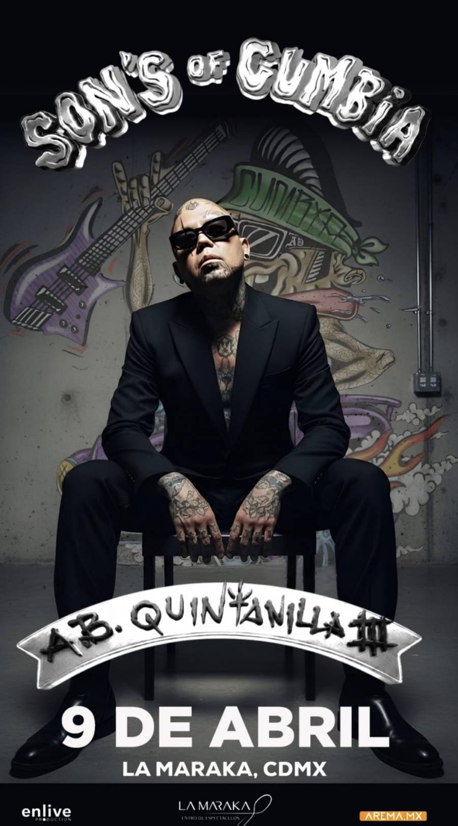 A.B. Quintanilla celebra su legado musical con SON’S OF CUMBIA en una noche hist&oacute;rica en la MARAKA