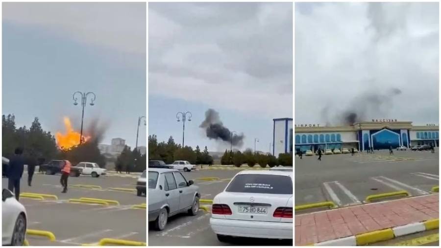 Drones iran&iacute;es atacan aeropuerto y escuela en Najichev&aacute;n, Azerbaiy&aacute;n protesta y anuncia represalias