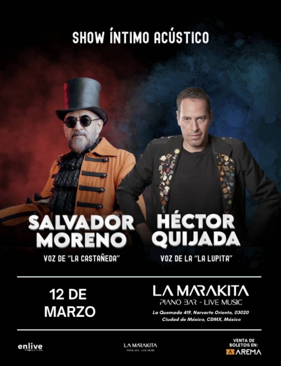 SALVADOR MORENO y H&Eacute;CTOR QUIJADA se RE&Uacute;NEN en un CONCIERTO &Iacute;NTIMO en la MARAKITA en CDMX
