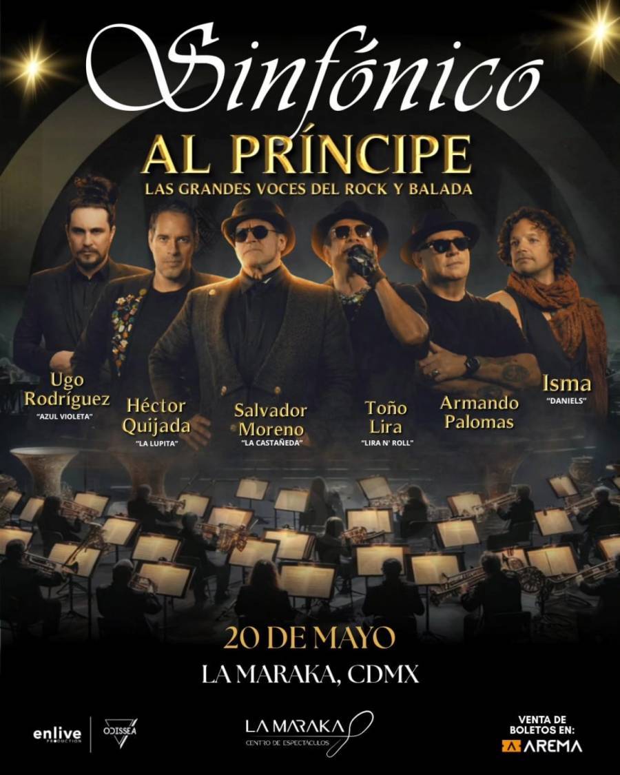 ESTRELLAS del ROCK MEXICANO PREPARAN HOMENAJE SINF&Oacute;NICO en la MARAKA
