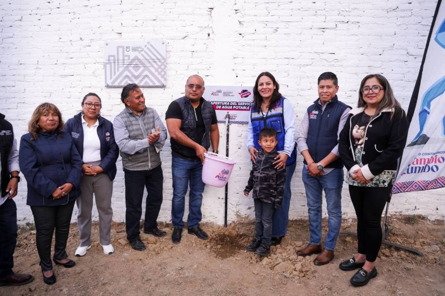 M&aacute;s familias de San Rafael Comac ya cuentan con agua potable com obra municipal
