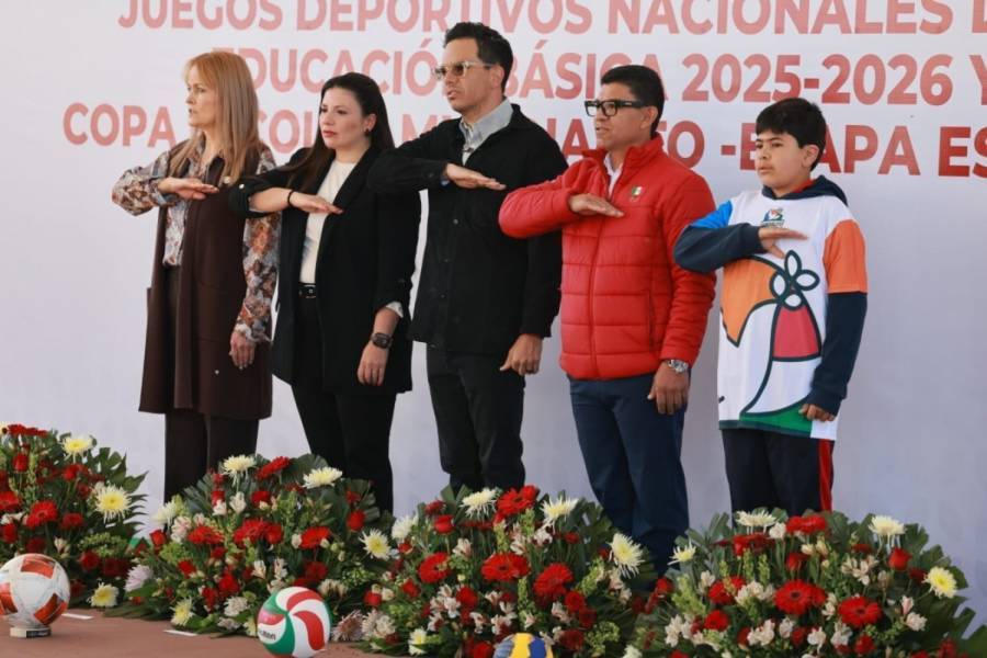 Inician Juegos Deportivos Nacionales de Educaci&oacute;n B&aacute;sica y Copa Escolar Mundialito en Zacatecas