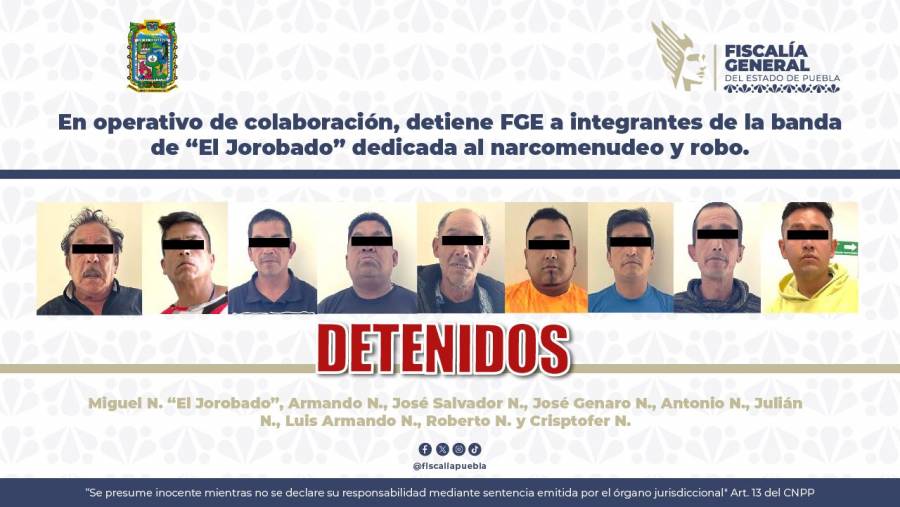 Detiene FGE a integrantes de la banda de “El Jorobado” dedicada al ...