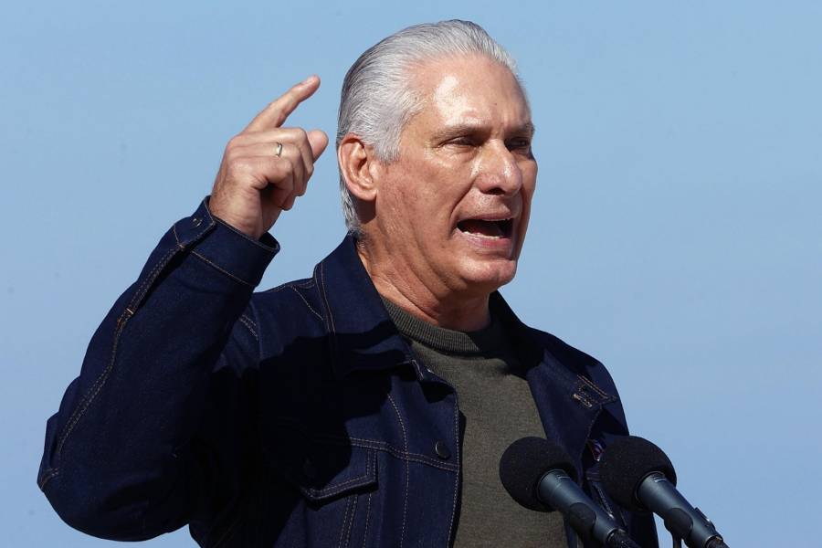 D&iacute;az-Canel acusa a Estados Unidos de recrudecer bloqueo y destaca apoyo de M&eacute;xico a Cuba