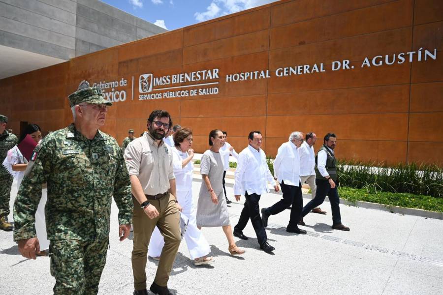 Claudia Sheinbaum inaugura el hospital m&aacute;s grande del sureste