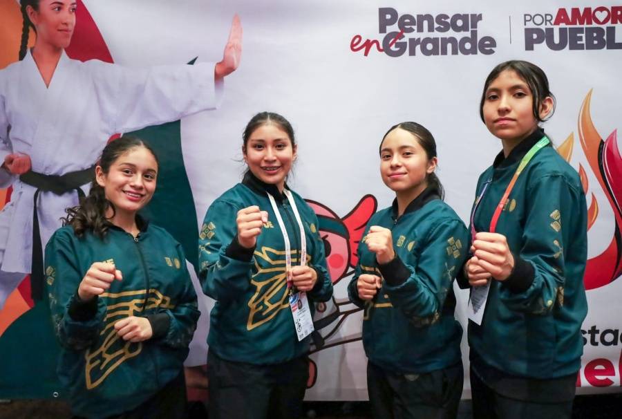 Puebla suma cuatro medallas en el primer d&iacute;a de karate en la Olimpiada Nacional CONADE 2026