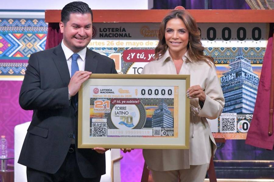 Loter&iacute;a Nacional rinde homenaje a la Torre Latinoamericana con billete conmemorativo por sus 70 a&ntilde;os
