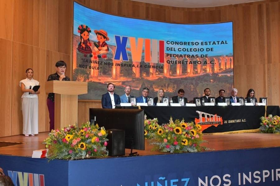 Secretaria de Salud inaugura Congreso Estatal de Pediatr&iacute;a en Quer&eacute;taro