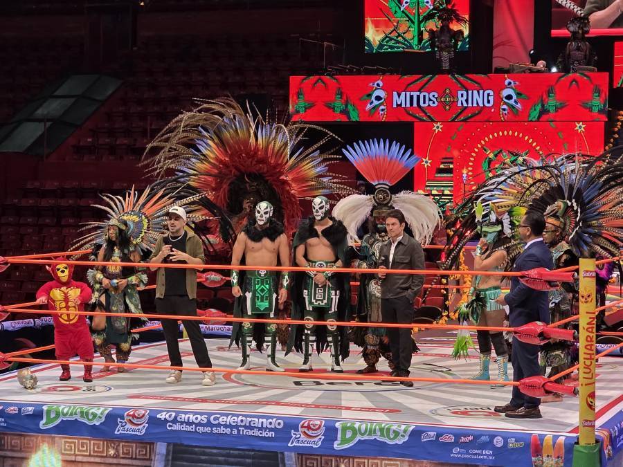 La lucha libre reimagina las leyendas del M&eacute;xico antiguo con el espect&aacute;culo Mitos en el  Ring